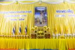 พิธีถวายเครื่องราชสักการะและวางพานพุ่ม และพิธีจุดเทียนถวายพร